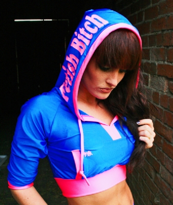 Blu/Pink Tush hoody