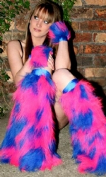 Blu/Pink Fluff & Cuff