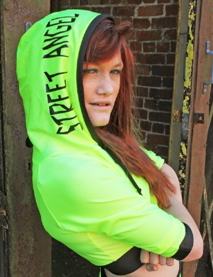 Neon Yellow/Black Tush Hoody